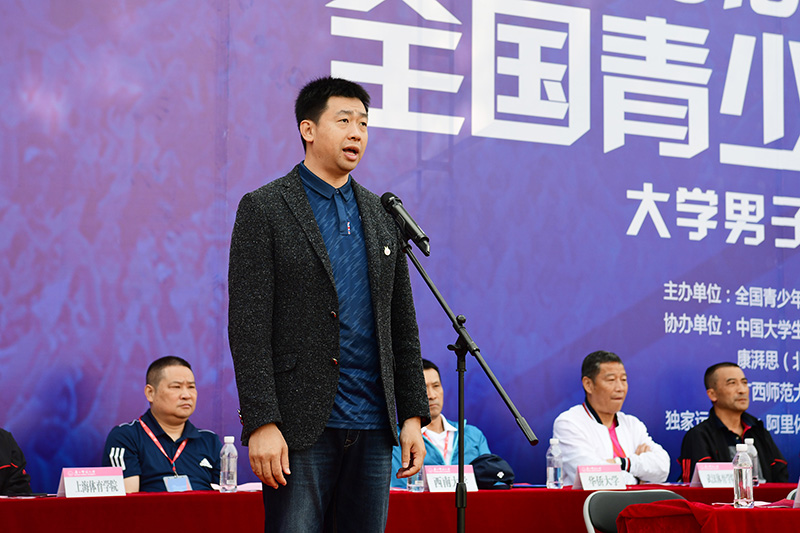 中国大学生体育协会副主席申震宣传开幕（李显杨 摄）.JPG